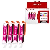 【AngelesColor】BＭI-331XL インク 331 Ｍ マゼンタ 合計4本 4M 大容量 対応 インクカートリッジ TS8730 TS8530 TS8630 対応の プリンター インク 330 331 インク BCI-331XLM