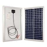 HQST 多結晶ソーラーパネル 30ワット 12ボルト　小型太陽光発電