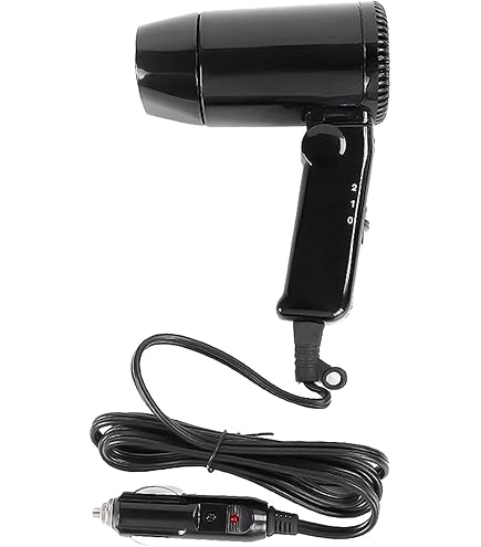 Amazon | T Tooyful ヘアドライヤー 車載ドライヤー シガーソケットで