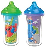 Munchkin, Sesame Street, Insulated Sippy Cups, 9 oz (266 ml) Each