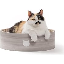 Amazon | 猫壱 バリバリボウル 爪研ぎ ナチュラル レギュラー 猫用