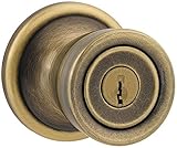 Kwikset 720A 5 6AL RCS Abbey Hall/Closet Knob, Antique Brass Kwikset [並行輸入品]