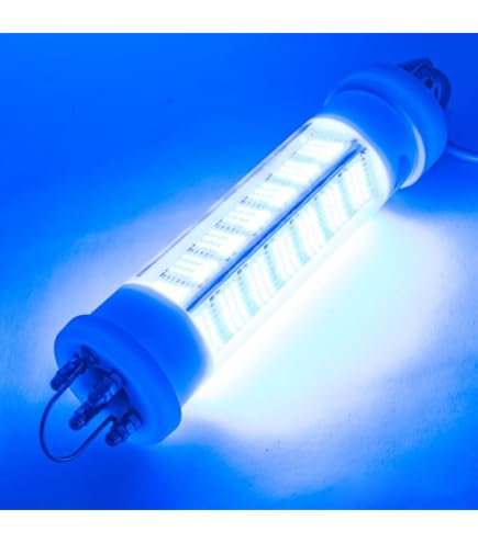Amazon.co.jp: FUNKS 7200lm 集魚灯 青 60w LED 集魚ライト 水中集魚灯
