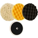 Professional 8" Wool and Waffle Foam Pad Buffing, Polishing and Finishing Kit... [並行輸入品]