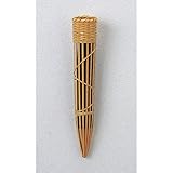 花籠 掛花入 鮎籠 [約R5xH30cm] 茶道具 茶道 抹茶 華道