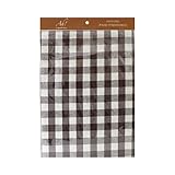 キッチンやお部屋のアクセント ベンチスツール用 替えカバー チェックブラウン