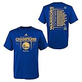 NBA Golden State Warriors Boys – 裁判所のChampions半袖Tシャツ、ロイヤル、S ( 8 )