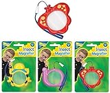 Insect Lore Happy Butterfly Mini Mags Children's Bug Magnifier (2915) Colors Will Vary by Insect Lor