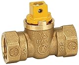 Homewerks VGV-1FS-B3B Flat/Square Head Gas Valve, Female Thread, Brass, 1/2-Inch [並行輸入品]