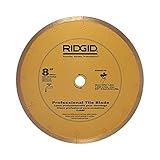 Ridgid 8で。プレミアムタイルダイヤモンド刃