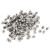 DealMux AC 250V 2Aクイックブローガラス管ヒューズガラスヒューズ5mmx20mmの100pcs