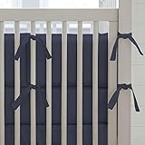 Carousel Designs Solid Navy Crib Bumper by Carousel Designs