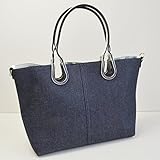 ハンドバッグ ショルダーバッグ トートバッグ ３wayバッグ デニムバッグ 飾り金具付（ビンドリヘンド） ポシェット付 ２点セット ホワイト No.9927-D Handbag