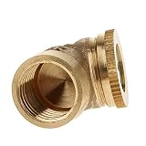【ノーブランド品】真鍮　1/2　DN15　庭　草　芝生　スプレー　ノズル　灌漑　スプリンクラー　1ヘッド