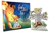 ベビーギフトセット、洗礼式、洗礼、ベビーシャワーギフト – Includes God Created Everything Night Light and God Bless You and Good