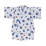 MIKIHOUSE(ミキハウス)プッチー うずまき和柄甚平スーツ 110cm,グレー