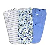 SwaddleMe Original Swaddle 3-PK, Graphic Car (LG) by SwaddleMe