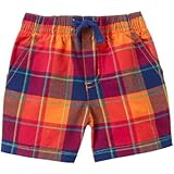 ジンボリー GYMBOREE/ プラッドショーツ オレンジ ボトムスショートパンツ 0～3ヶ月【並行輸入】