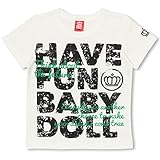 ベビードール メッセージTシャツ ベビー キッズ 120cm ホワイト