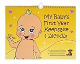 My Baby's First Year Keepsake - Annual Memory Book. The perfect gift idea for baby shower and gift b