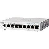 シスコシステムズ (Cisco) スイッチングハブ 8ポート スマートスイッチ ギガビット 金属筐体 静音ファンレス 国内正規代理店品 法人向け 制限付きライフタイム保証 CBS250-8T-D-JP