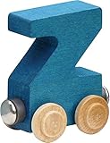 【米国正規商品・並行輸入】ネームトレイン 木製おもちゃ NameTrain Bright Finish Letter Cars - Z