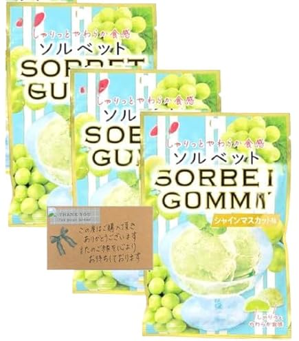 人気のSORBET GUMMY 白桃味 6袋♥️ 人気のSORBET GUMMY 白桃味 6袋♥️ Amazon | ノーベル製菓 ソルベット