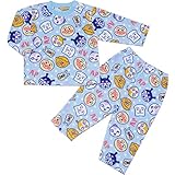 アンパンマン 長袖パジャマ なあったかフリース素材。J-FA2849 (95cm, サックス)