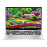 HP 14 スリムノートパソコン ムーンライトブルー Intel 8コア i3-N305 最大3.8GHz 8GB RAM 256GB SSD 14インチ HD LCD ウェブカメラ WiFi HDMI W11 (14-EP - リニューアル版)。