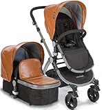 Baby Roues LeTour Lux II CAMEL Lightweightt Compact Stroller w/ Bassinet by Baby Roues [並行輸入品]