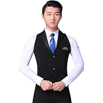 即納　男性　トップス　社交ダンス　レッスン着　ベスト　シングル　 黒　XL 楽天市場】社交ダンス 社交ダンス衣装男性用 ベスト 練習着 FD