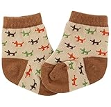 シンクビー ソックス クルーミニドック 7-8cm(ベージュ)