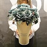 LifeStar 造花 人工観葉植物 お世話のいらない 癒し 観葉植物 インテリア 人工 鉢植え 装飾 本物みたい プレゼント 贈り物 結婚式 パーティー ローズ 多色バラ混ぜ合わせの造花 かわいい 