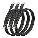 USB Type C ケーブル 1m 3本セット Popolier【PD 60W / 3A 急速充電】タイプc 充電ケーブル 高耐久ナイロン編み 480Mbpsデータ転送 スマートフォン・タブレット・ノートPC・ゲーム機など 幅広いタイプC機器に対応【ビデオ出力非対応】