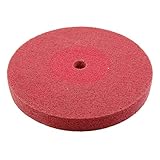 SODIAL(R) 200ミリメートル径ナイロン砥石研磨バフ研磨ホイール赤