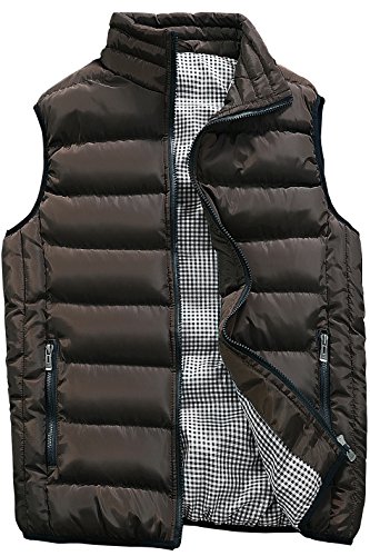 最安値 Kalasan ダウンベスト メンズ 中綿ベスト 立ち襟 無地 防寒