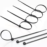 ケーブル結束バンド ワンタッチロック方式 ブラック 10/15/20/25/30cm 【500本入】