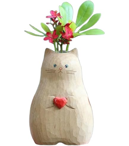 Amazon.co.jp: かわいいクマ型花瓶 フラワーベース 陶器の置物 生け花