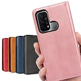 Oppo Reno5 A ケース 手帳型 Reno5A ケース ネノ 5A SIMフリー ワイモバイル 対応 Reno 5A ケース おっぽ oppo ネノ5A カバー OPPOneno5a オッポ Reno5A スマホケース 手帳型 カバー case 適用 【iCoverCase】 内蔵マグネット ケース 手帳型 スマホケース 携帯カバー カード入れ スタンド機能 落ち着いた色 レトロ ピンク