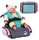 CXYP ベビーチェア 赤ちゃん 折りたたみ式 ママバッグ 5点式 テーブルチェア 携帯便利 外出 外食 実用 高品質 お持ち便利 子供用 大容量収納 6ヵ月頃~4歳 (ピンク)