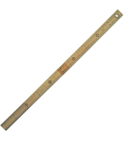 Amazon.co.jp: 新潟精機 SK 日本製 竹尺 快段目盛 50cm BR-50CKD