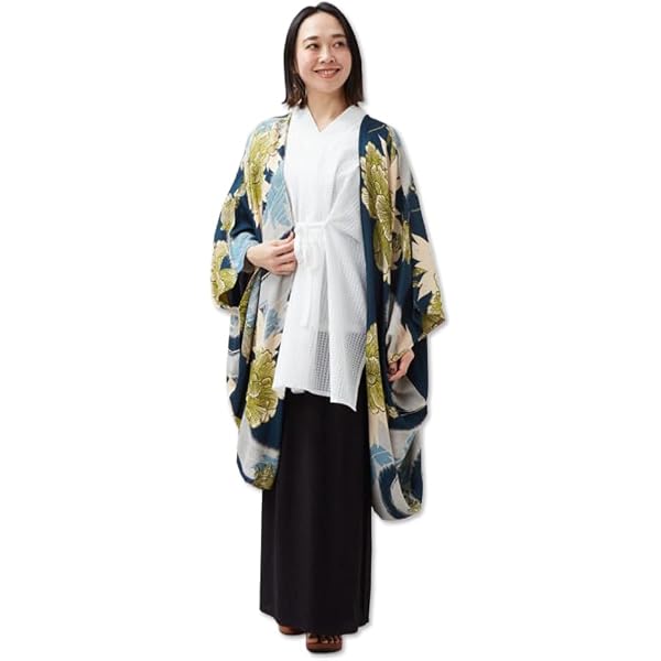 Amazon | 76L-6111 ワンピース 羽織 セット レディース 和装 2点セット