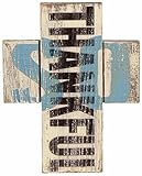 Carsonホームアクセント92433 cross-so thankful-standing-wood & # 44 ; 6.25 X 5 & # 44 ;