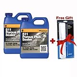 Miracle Sealants 511多孔質Plus Penetrating Sealer 64オンスPenetrating Sealer ( 2クォーツ) + Free MiraブラシApplic