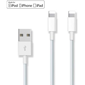 純正品 iPhone 充電ケーブル USB急速充電&同期 ライトニングケーブル 高速データ転送 Lightning ケーブル iPhone 11Pro MAX/11Pro/11/XS Max/XS/XR/X/8/8Plus/7/7 Plus/6s/6s Plus/5s/5/iPad/iPod各種対応 1m 2本