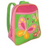 ステファンジョセフ 女の子用GO-GO BAGライムグリーンxバタフライリュック 黄緑Stephen Joseph 遠足 [並行輸入品]