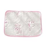 エルフ ベビー (Fairy Baby 通気性防水 4層 ベビーおむつ替えシート 竹繊維 (ピンク,40*30CM)