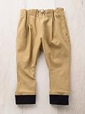 F.O.KIDS (エフオーキッズ) ベビー テーパード タック パンツ 赤ちゃん ベビー服 子供服 男の子 女の子 ズボン 90㎝ ベージュ
