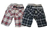 (ビーエヌティー)BNT 格子アップリケパンツ 90cm 2コン