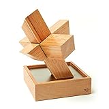 8 Piece Tegu Asterisk Magnetic Wooden Block Set Mahogany [並行輸入品]